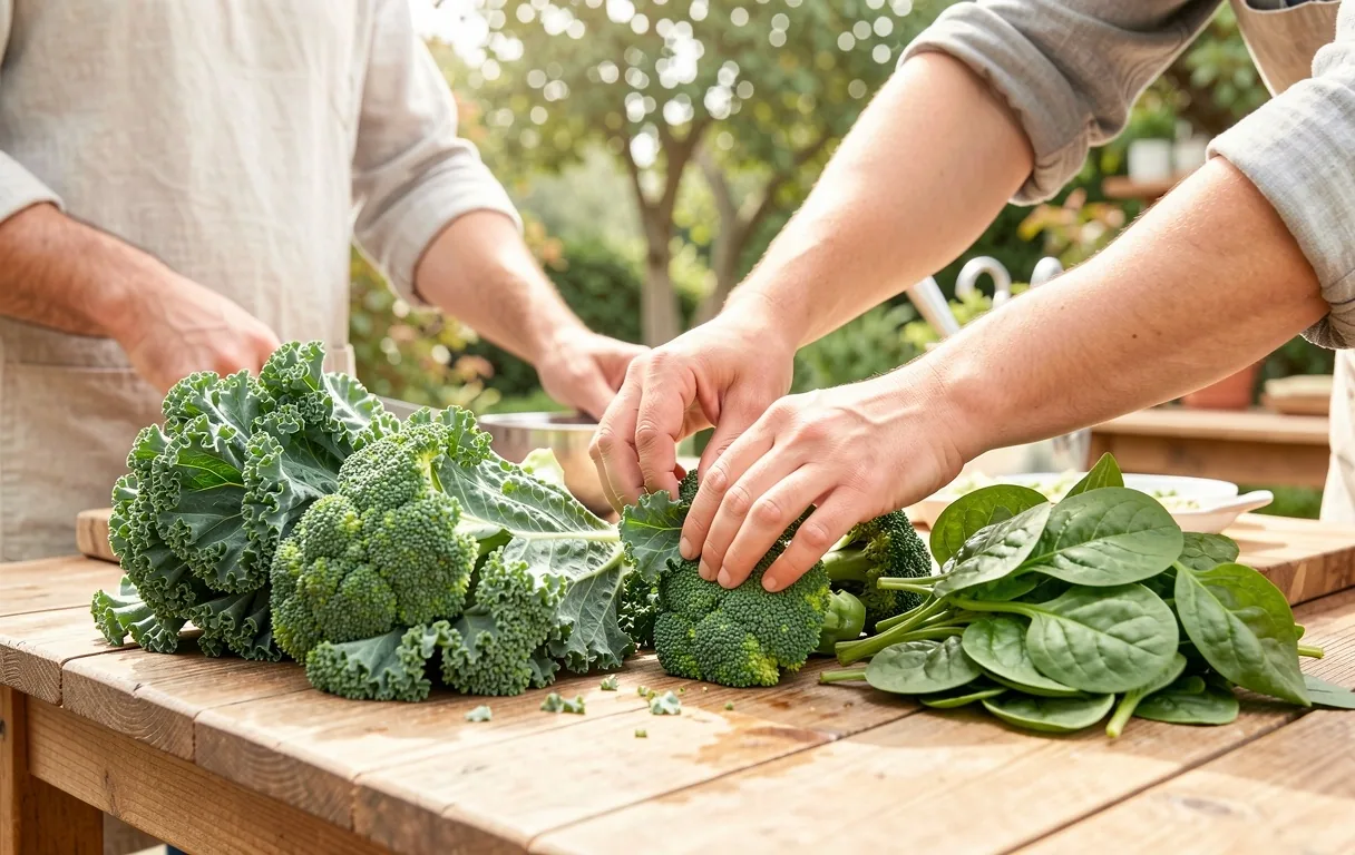 Pregătirea alimentelor verzi