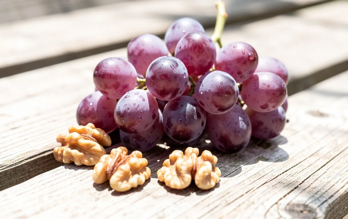Ingrediente proaspete în lumină naturală